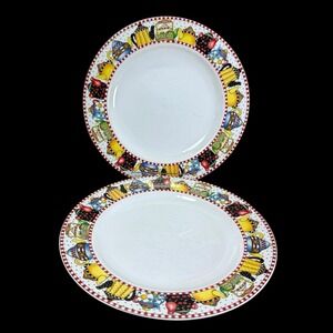 Mary Engelbreit Sakura Afternoon Tea Salad Plates 8 Inch Vintage 1994 Set Of 2